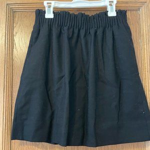 J. Crew black mini skirt